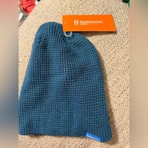 BeardedGoat Knit Beanie Hat Blue Outdoor Winter Cap NWT Soft Goods